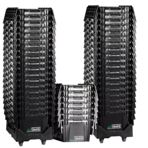 3 Bedroom Pkg - 50 Crates, 3 Dollies, 3 XL Crates